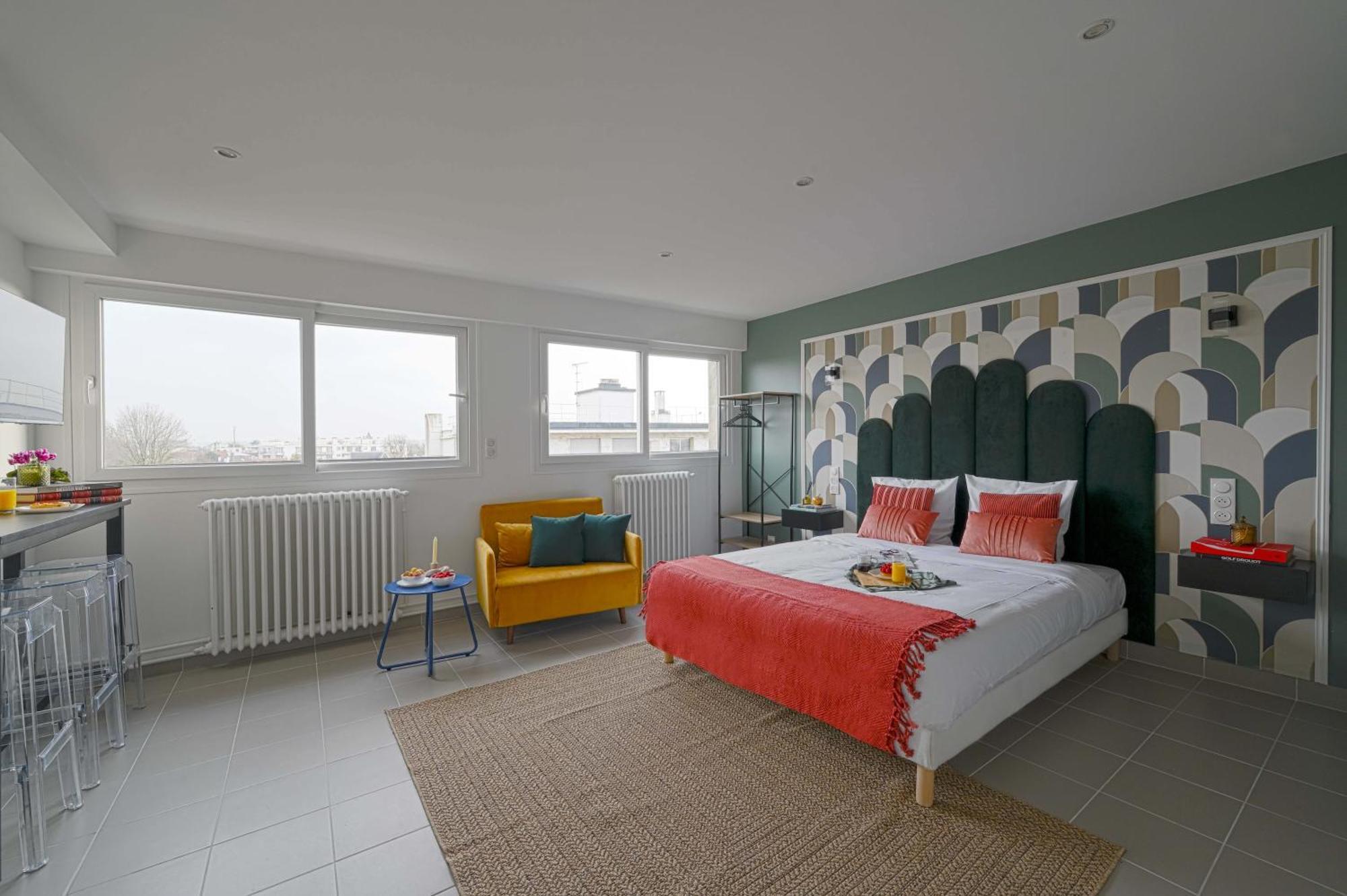 Modern Bright Apartment In Appart'Hotel Saint-Maur-des-Fosses Bagian luar foto